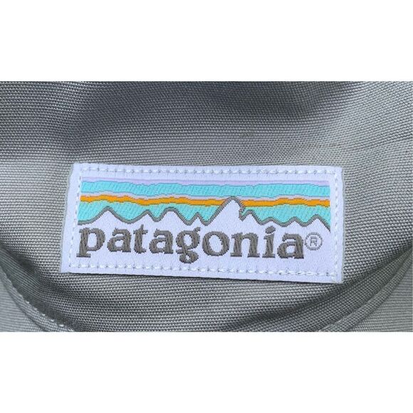 Patagonia green gray PATCH LOGO trucker cap baseball hat UNISEX - Picture 2 of 7